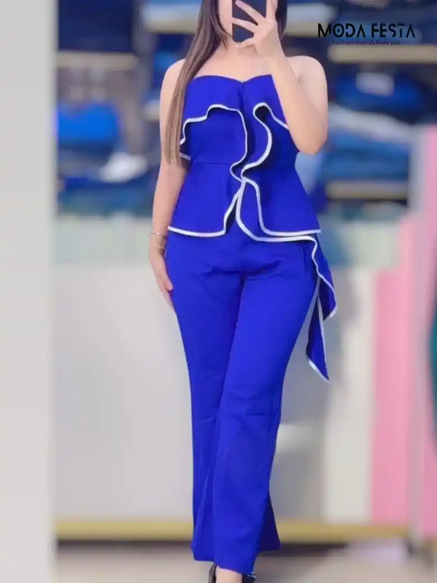 Elegant Stylish Tube Jumpsuit