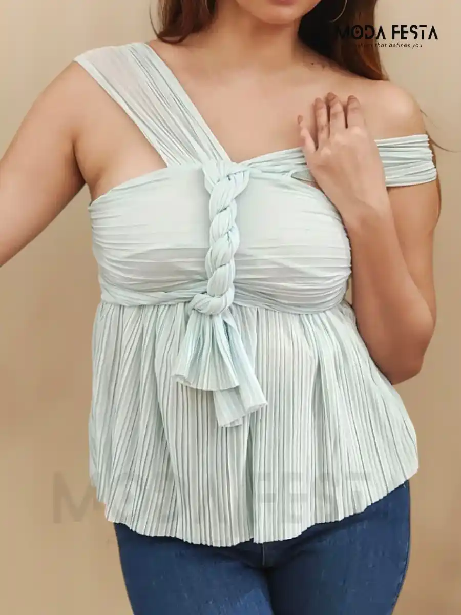 ModaFesta -maxi-boho-party-top-blue