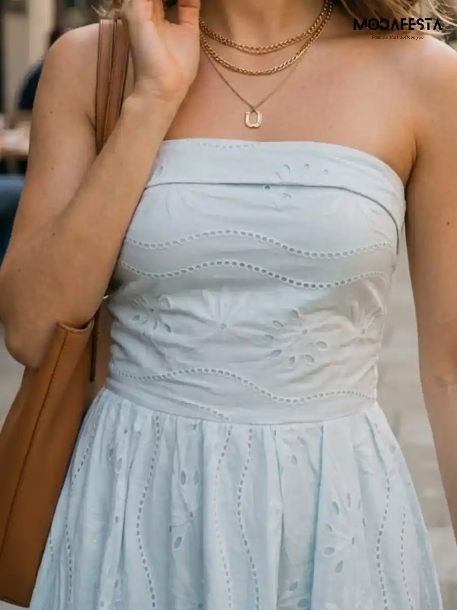 ModaFesta -elegant-chikan-tube-dress-sky-blue