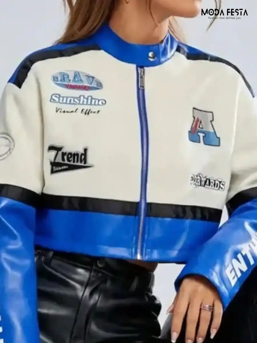 ModaFesta -rider-jacket-leather-quilt-jacket-for-women