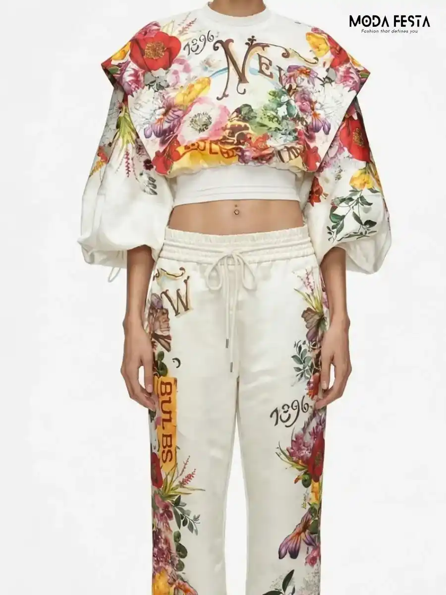 ModaFesta -wonderland-billow-coord-set-off-white