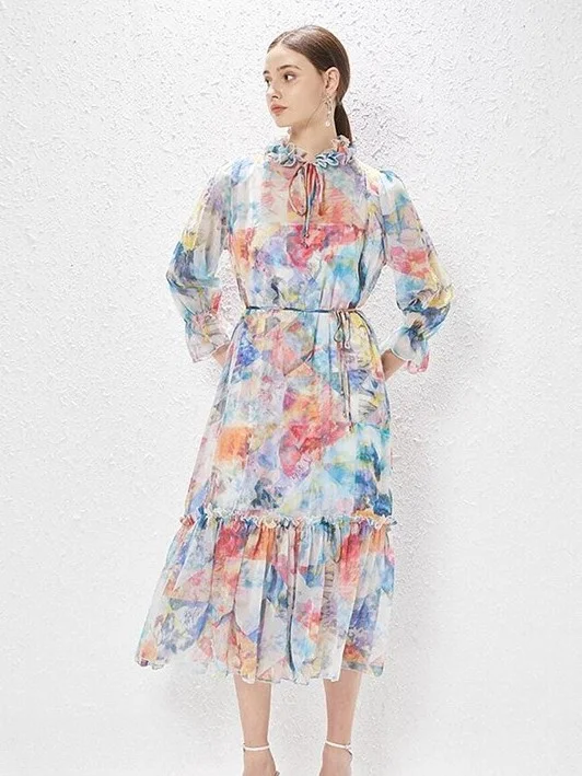 ModaFesta -floral-silk-midi-dress-multicolour-