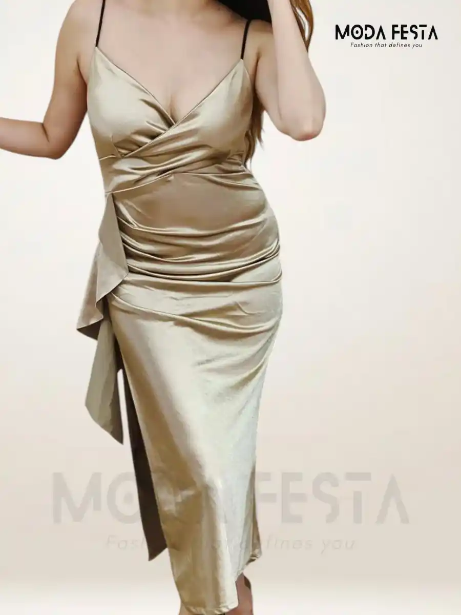 ModaFesta - sexy-satin-party-wear-dress-for-women