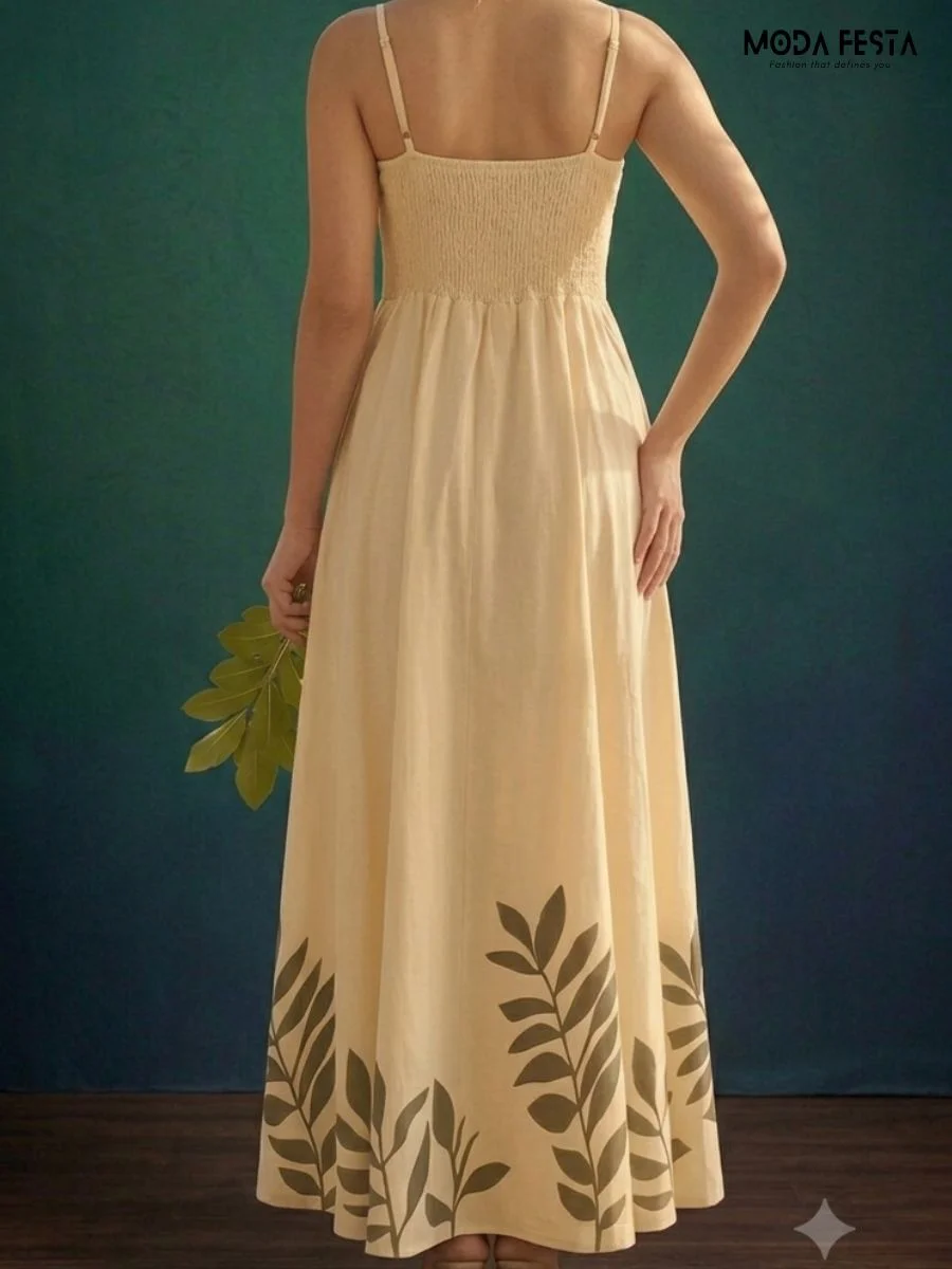ModaFesta -yellow-leaf-whisper-maxi-dress