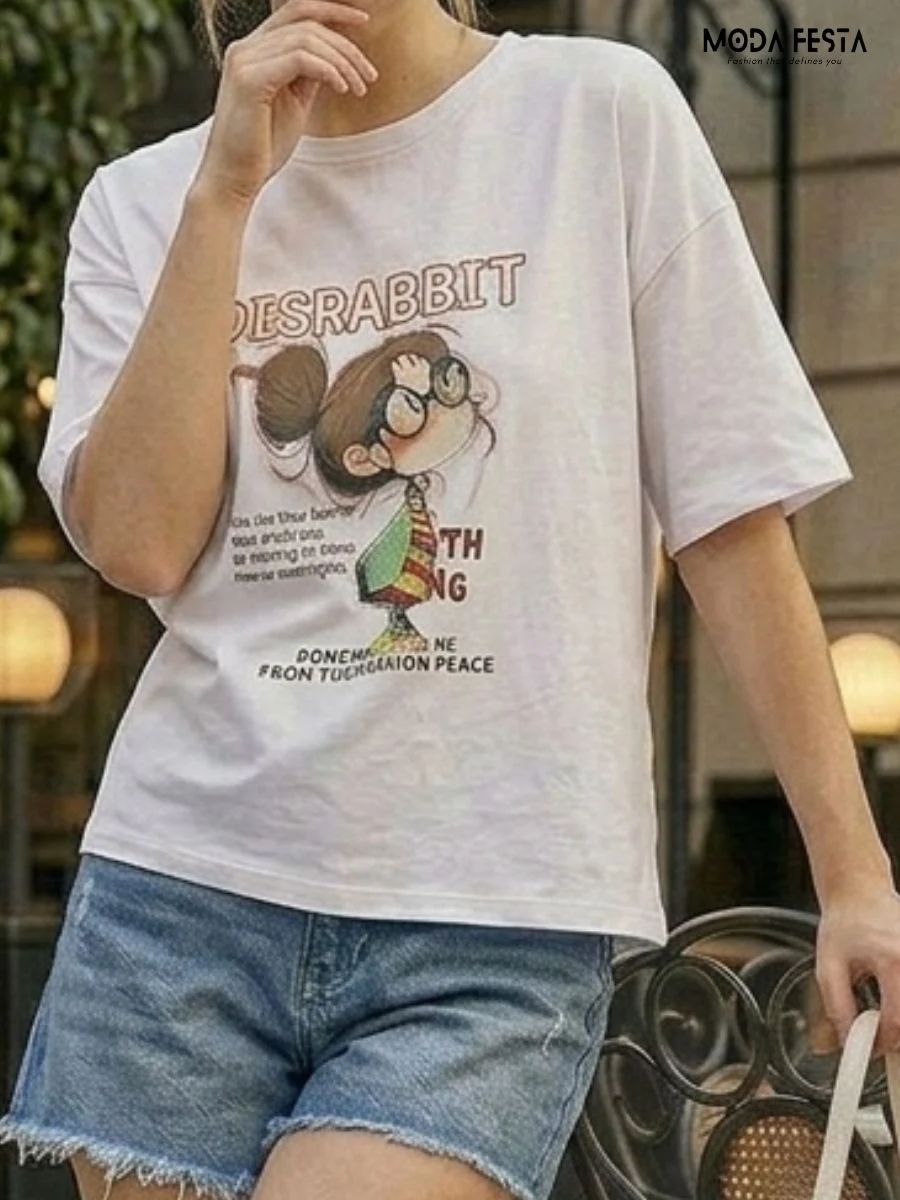 ModaFesta -disrabbit-graphic-print-tee