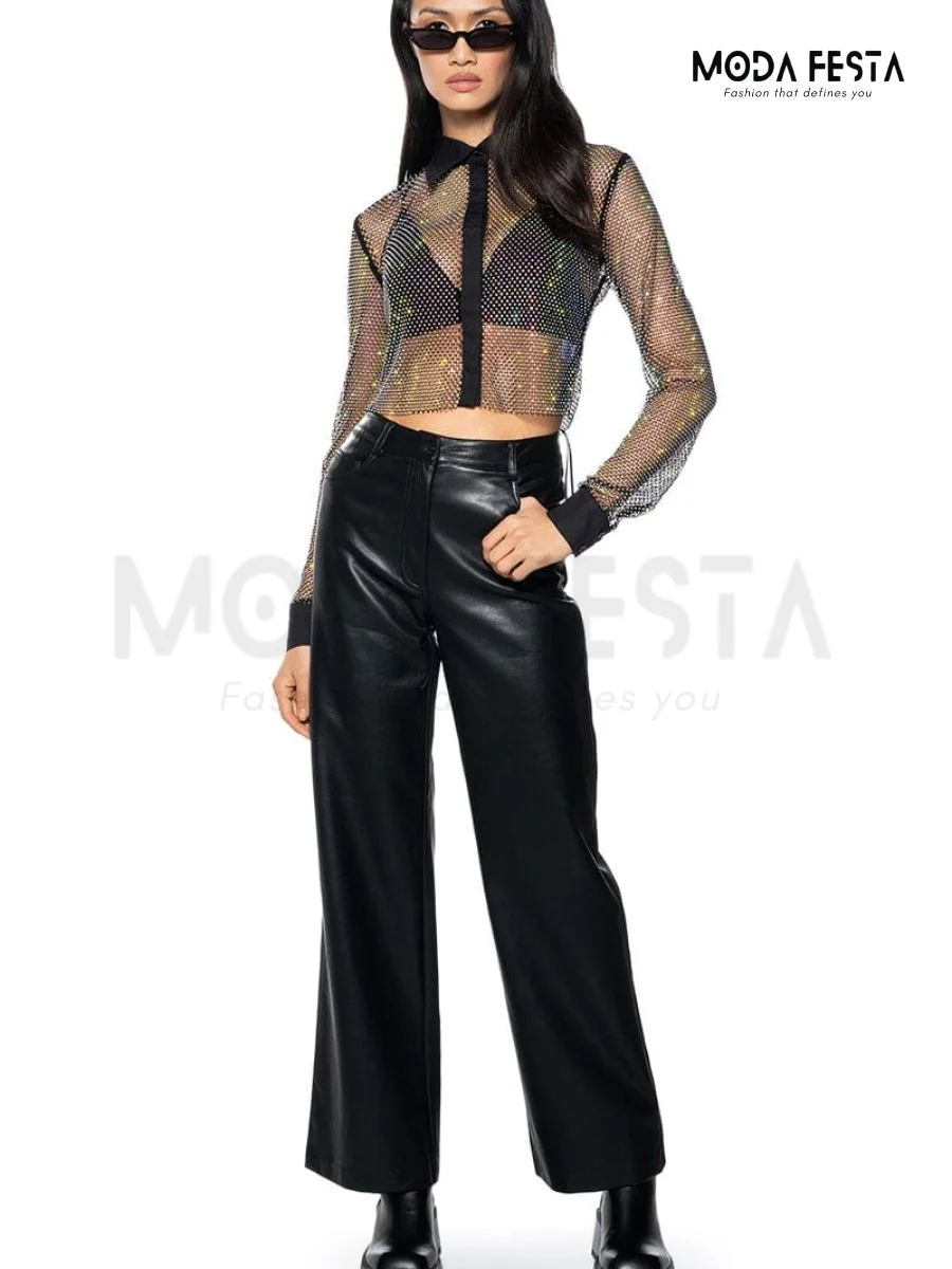 ModaFesta -rhinestone-button-tops-black