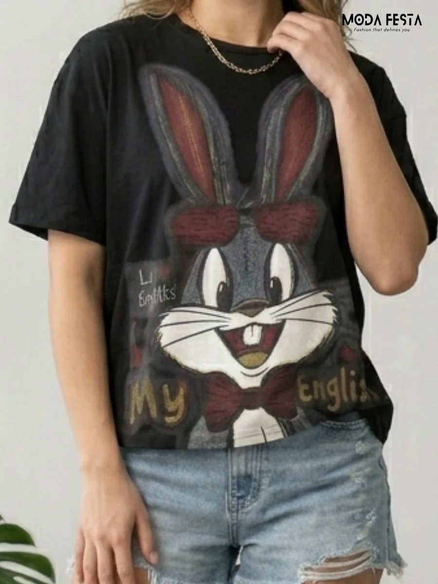 Bugs Bunny Black Tee