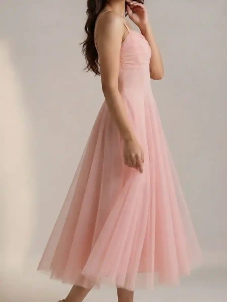ModaFesta -blushing-elegance-sweetheart-ruched-tulle-midi-dress