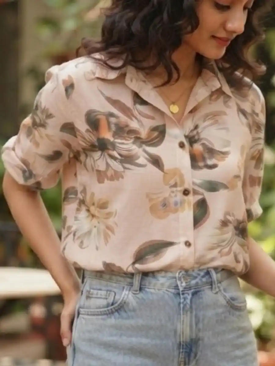 ModaFesta -blush-bloom-printed-casual-shirt