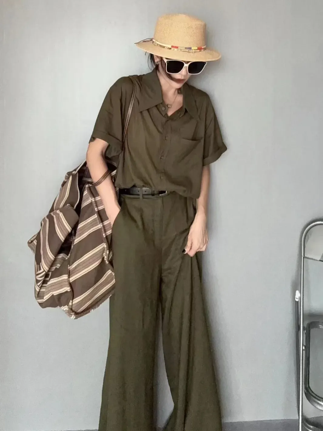 Two Piece Linen Co-ord Set