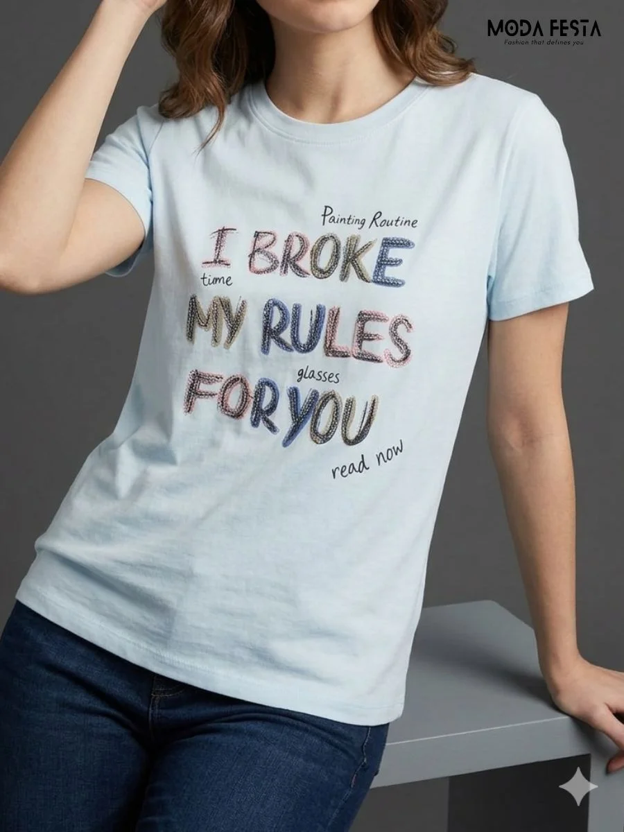 ModaFesta -graphic-slogan-t-shirt