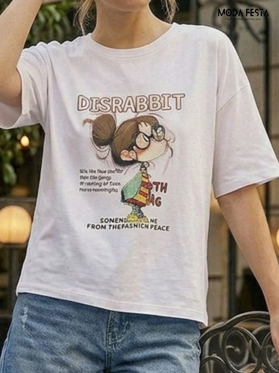 ModaFesta -disrabbit-graphic-print-tee