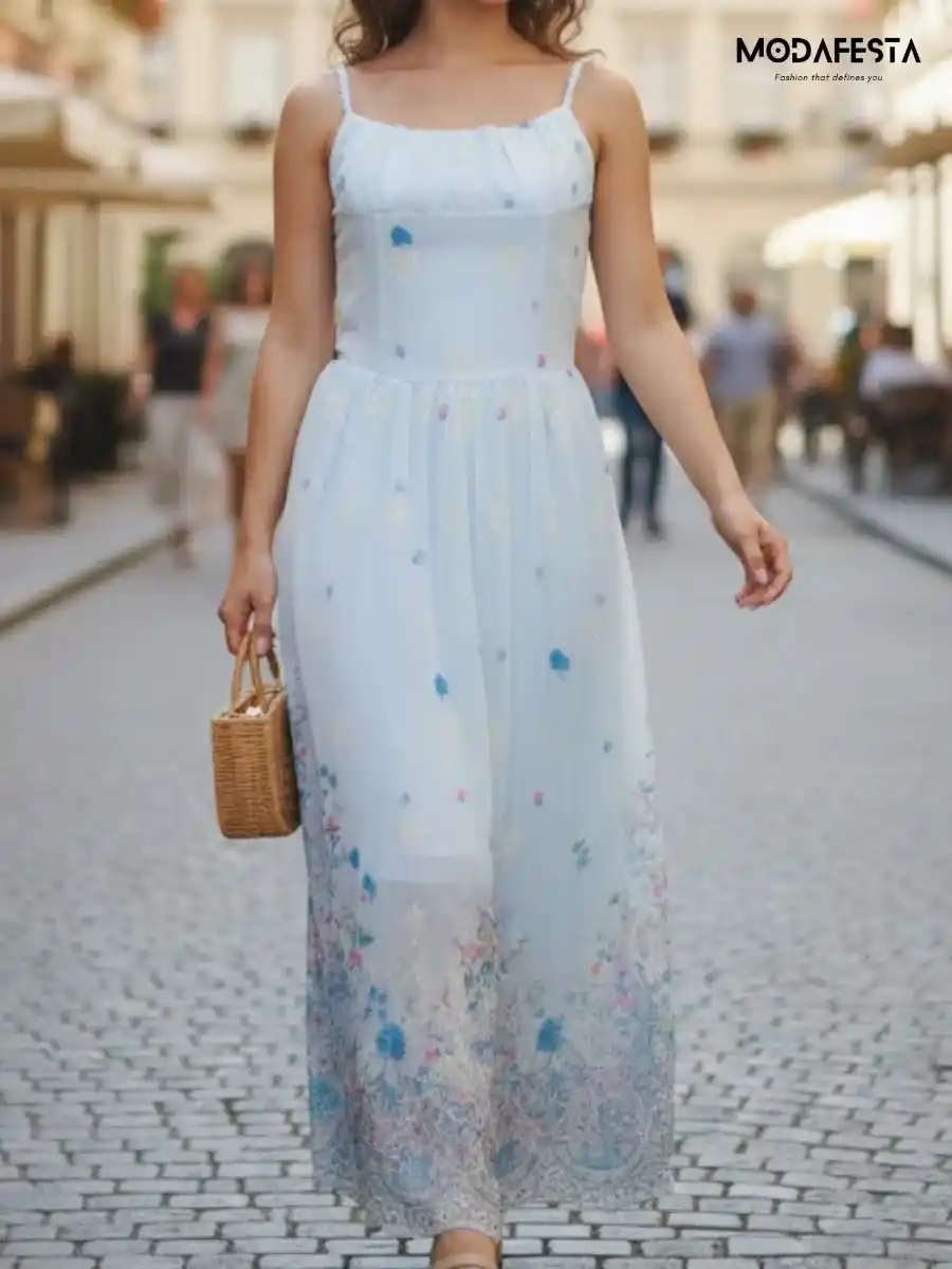 ModaFesta -elegant-floral-print-spegehti-dress-sky-blue