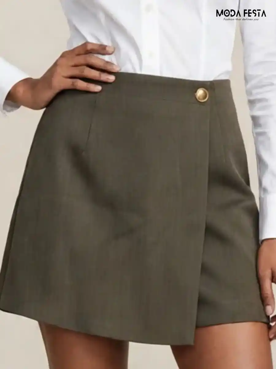 ModaFesta -wrap-style-mini-skirt