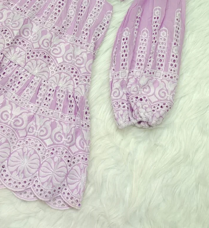 ModaFesta -embroidery-casual-party-dress