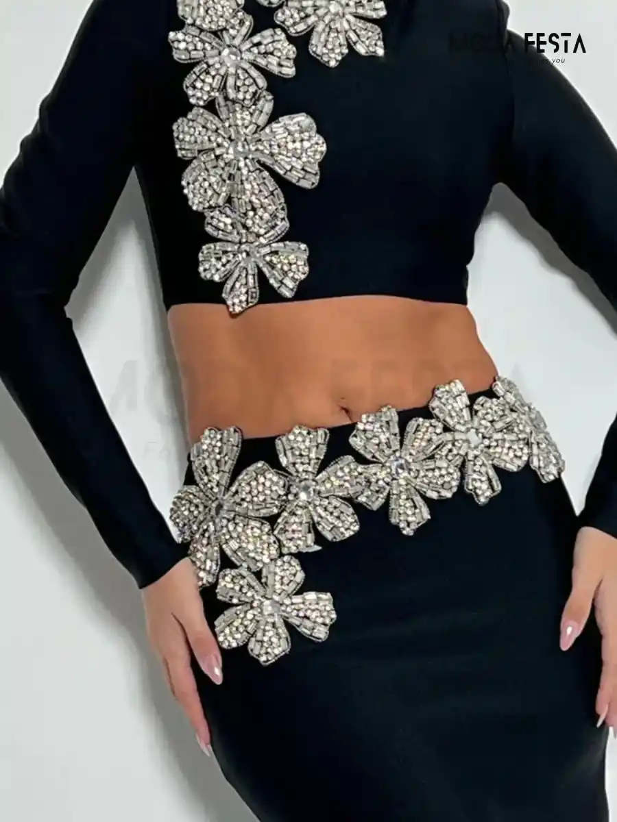 ModaFesta -diamond-skirt-top-party-wear-set-for-women