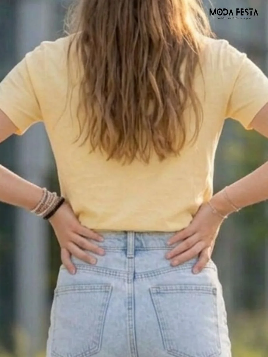 ModaFesta -classic-pastel-yellow-tee