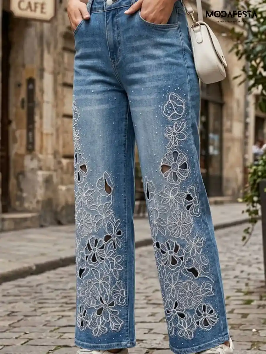 ModaFesta -elegant-sequenced-cutwork-straight-fit-jeans-ligh-blue