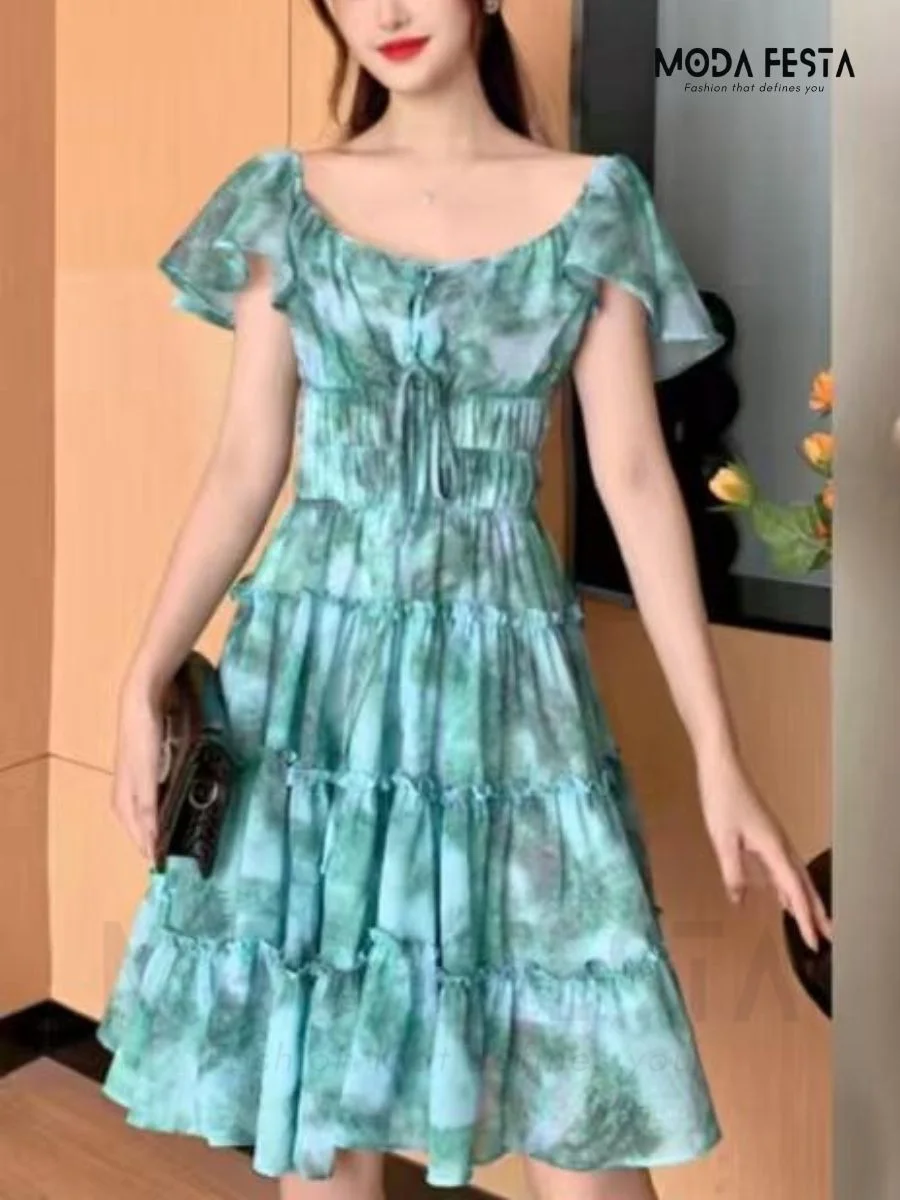 Vintage Tie Dye Dress