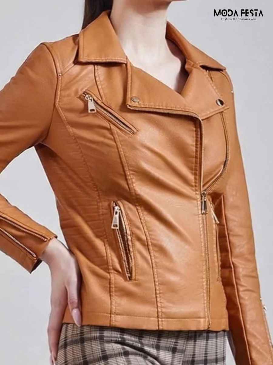 ModaFesta -brown-leather-jacket-