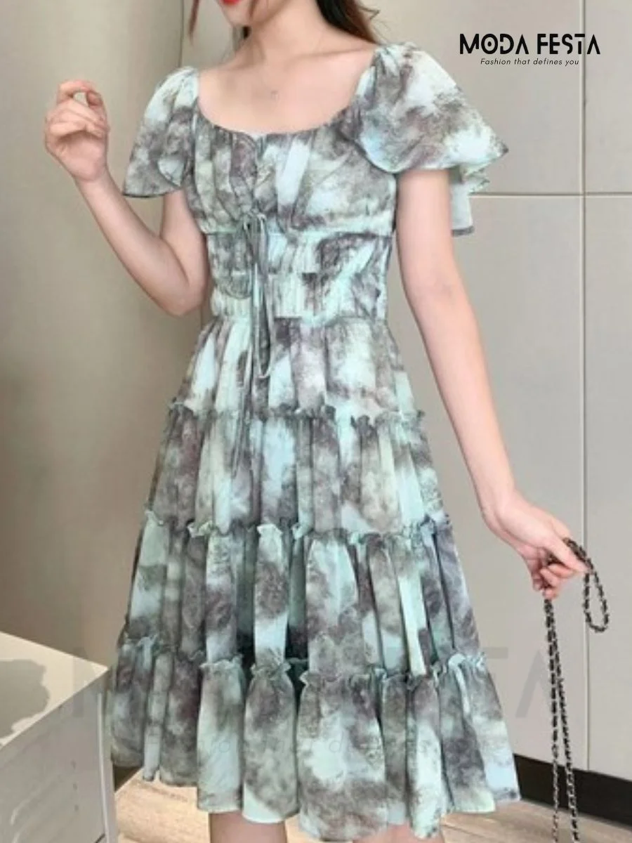 Vintage Tie Dye Dress