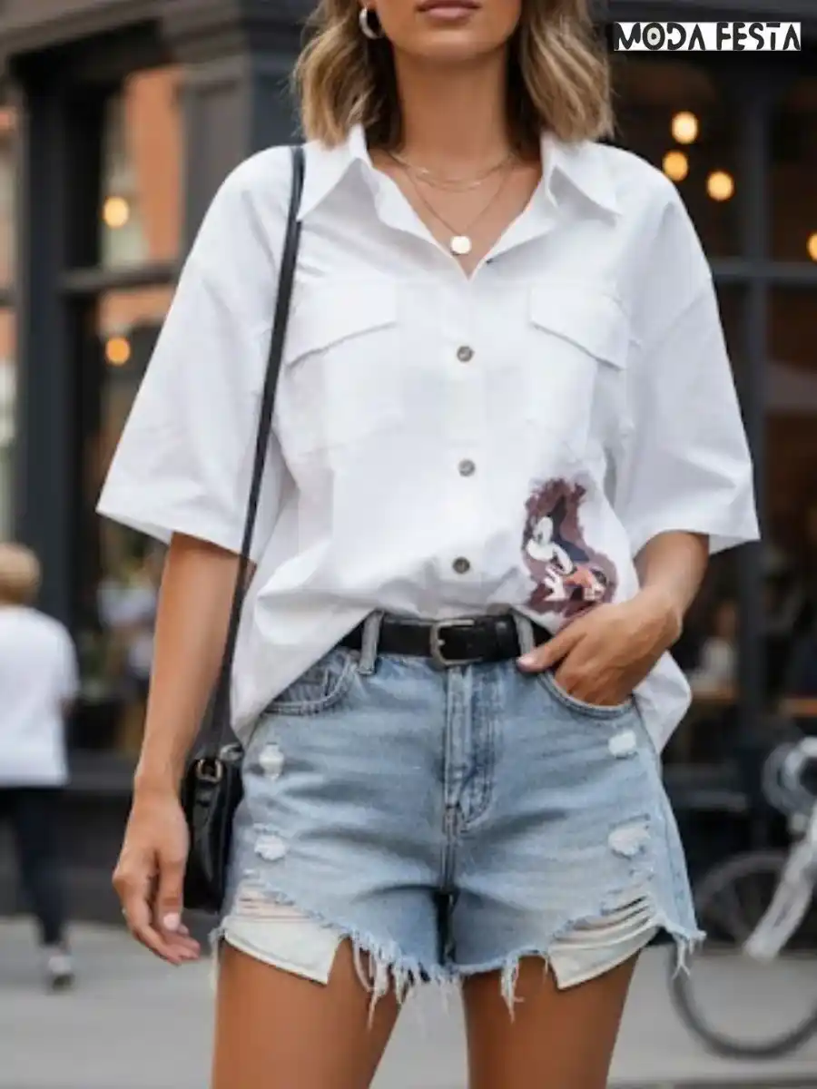 ModaFesta -casual-white-shirt-with-mickey-print-