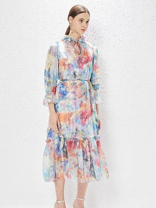 ModaFesta -floral-silk-midi-dress-multicolour-