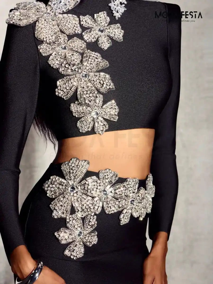 ModaFesta -diamond-skirt-top-party-wear-set-for-women