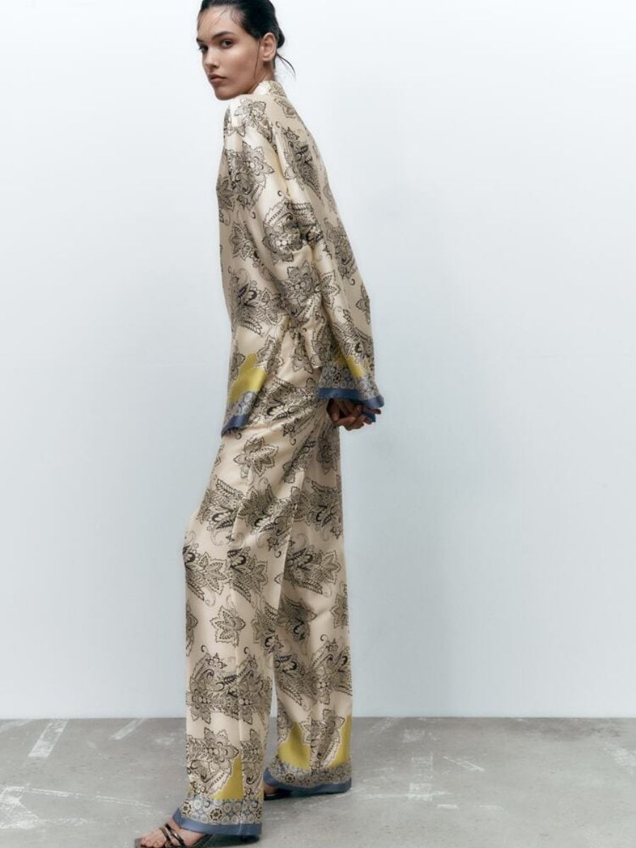 ModaFesta -claura-creame-satin-co-ord-set