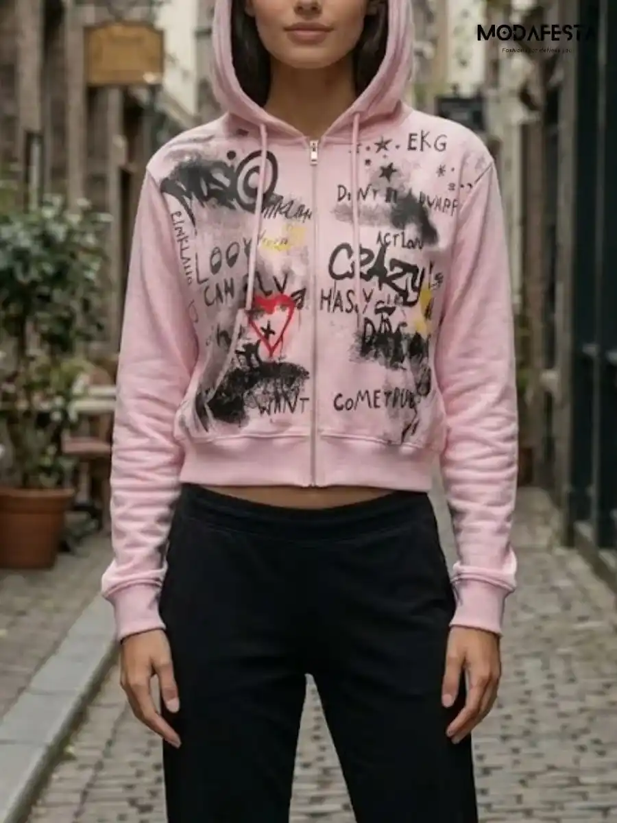 ModaFesta -elegant-abstract-graphic-print-hoodie