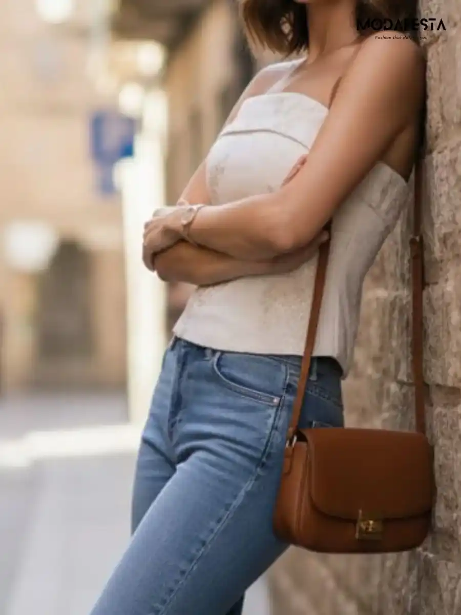 ModaFesta -elegant-jacquard-tube-top-beige