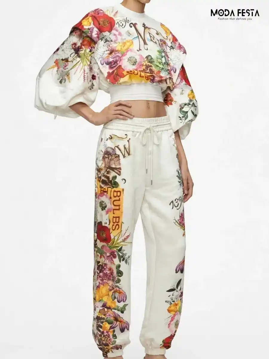 ModaFesta -wonderland-billow-coord-set-off-white