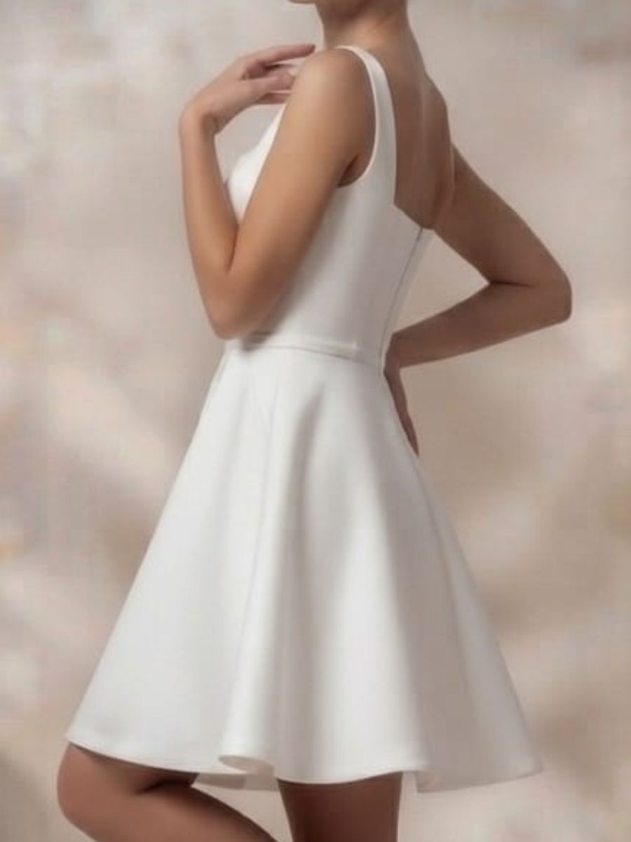 ModaFesta -party-wear-trendy-mini-satin-dress-white