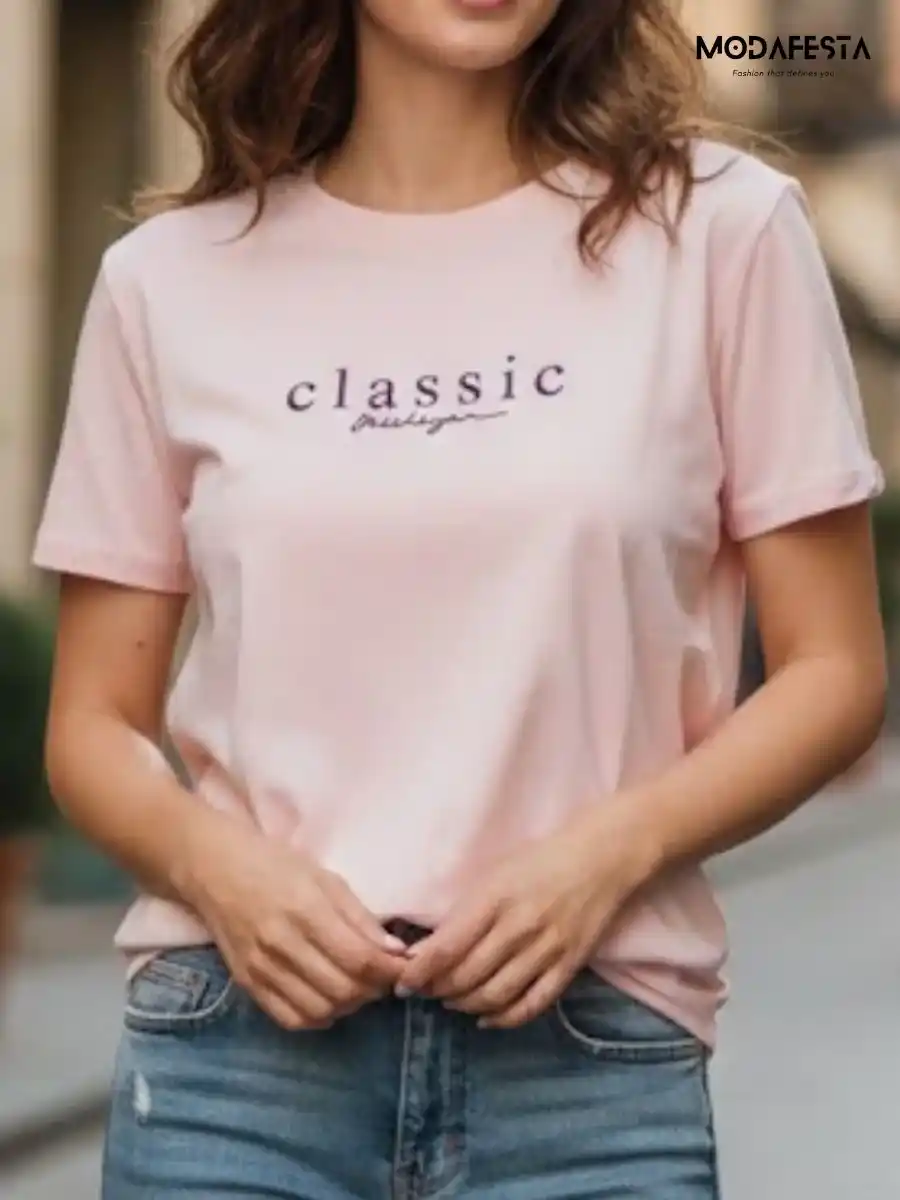 Elegant Summer Casual T Shirt