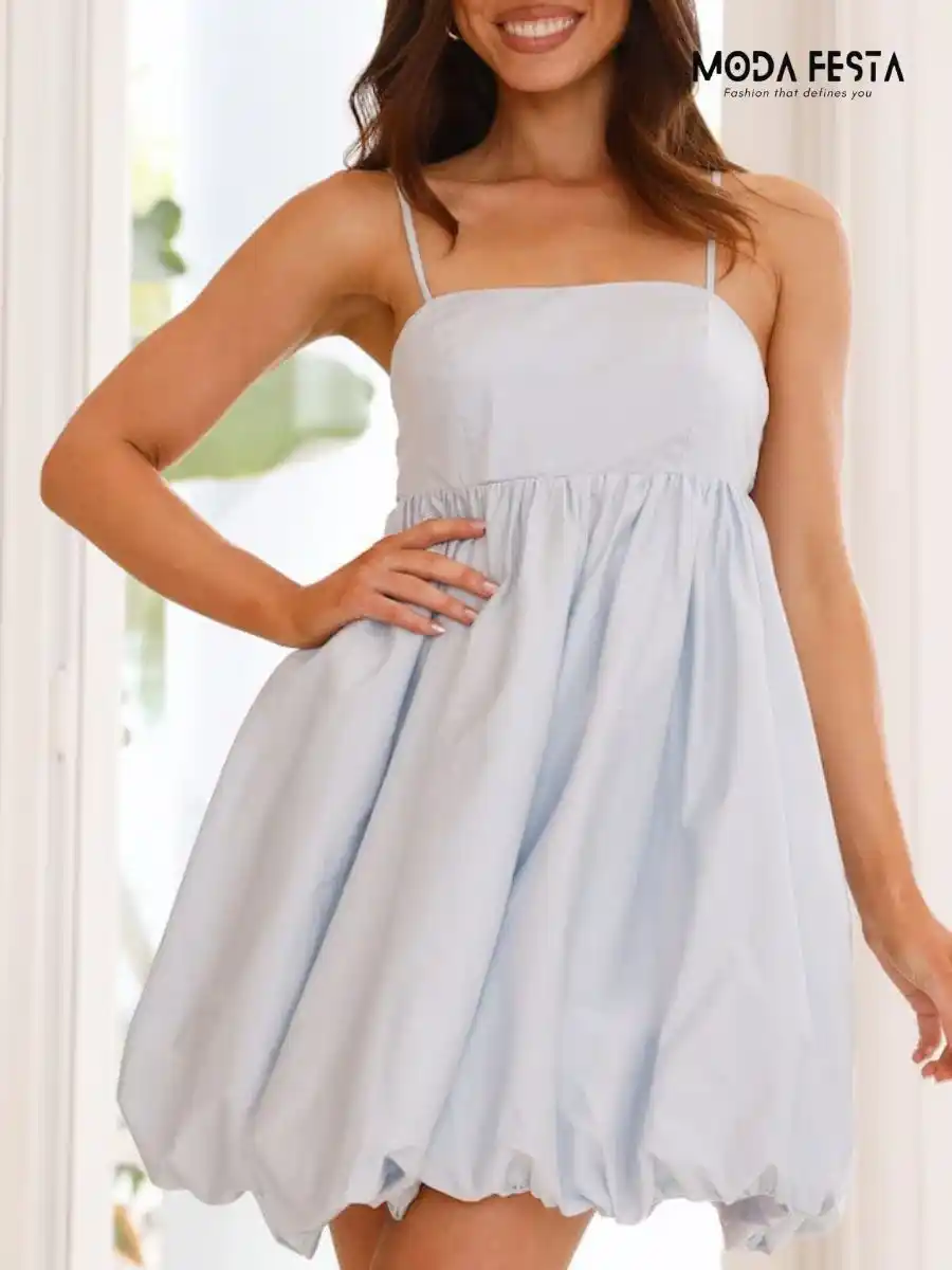 ModaFesta -back-bow-styling-mini-dress-blue