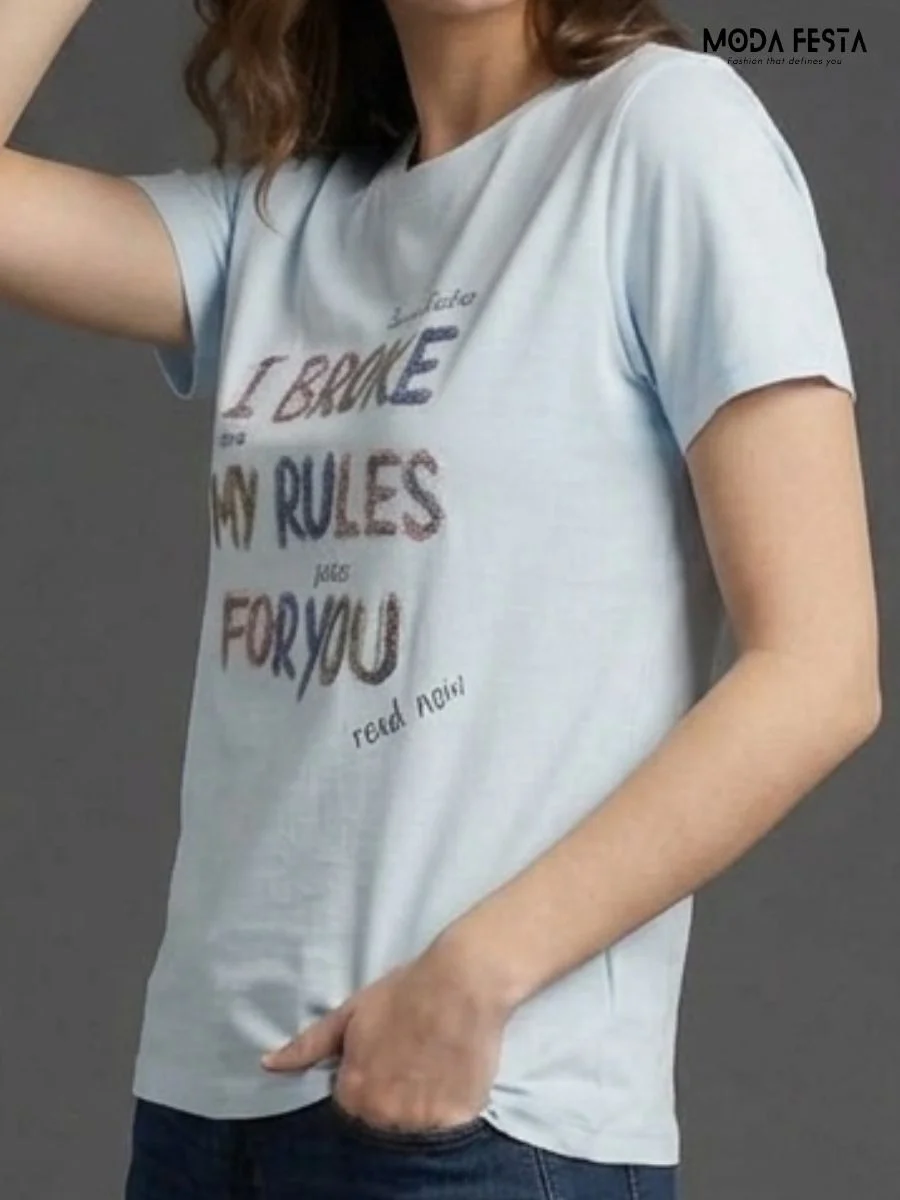 ModaFesta -graphic-slogan-t-shirt