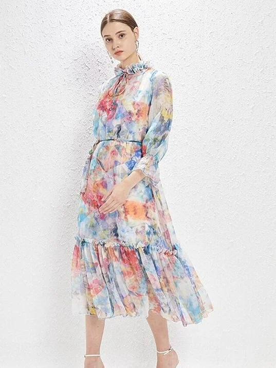 ModaFesta -floral-silk-midi-dress-multicolour-