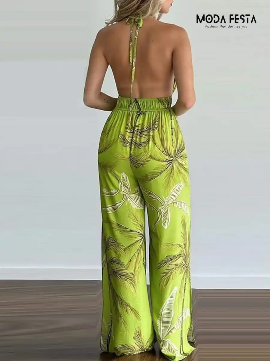 ModaFesta -floral-green-jumpsuit