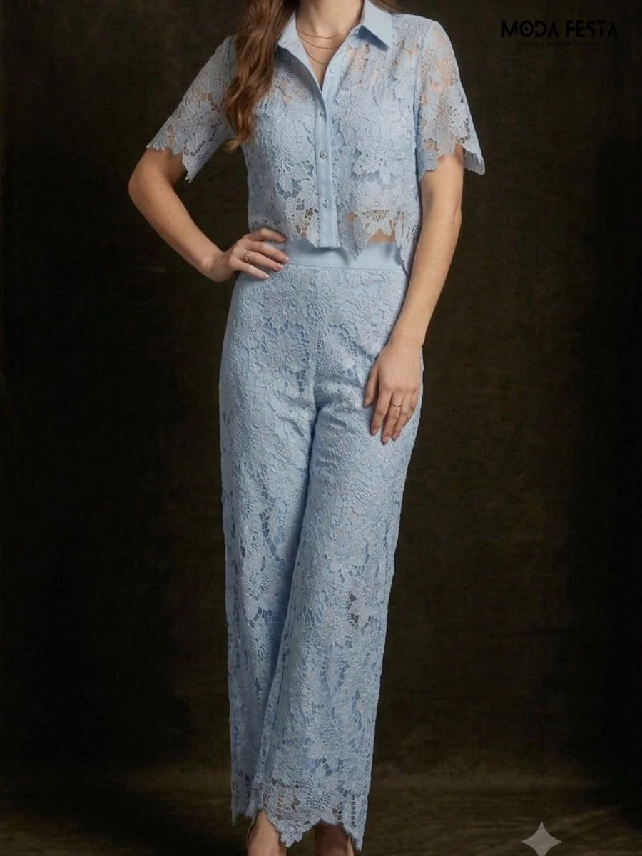 ModaFesta -light-blue-lace-coord-set