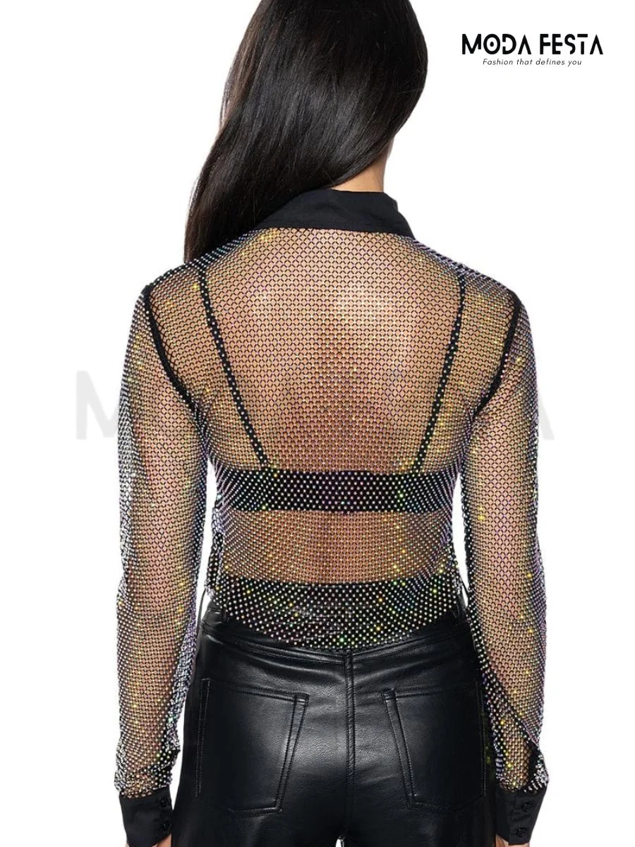 ModaFesta -rhinestone-button-tops-black