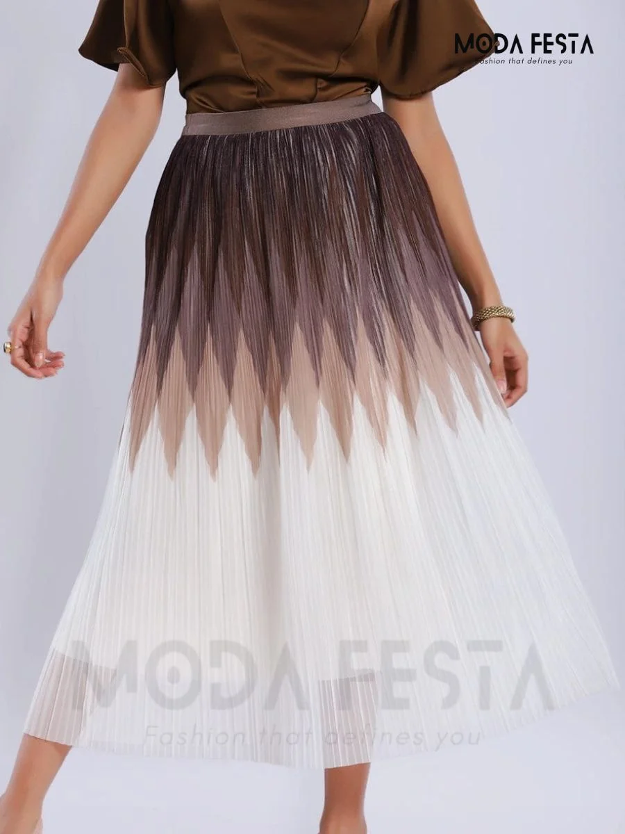 Stylish Pleated Skirt