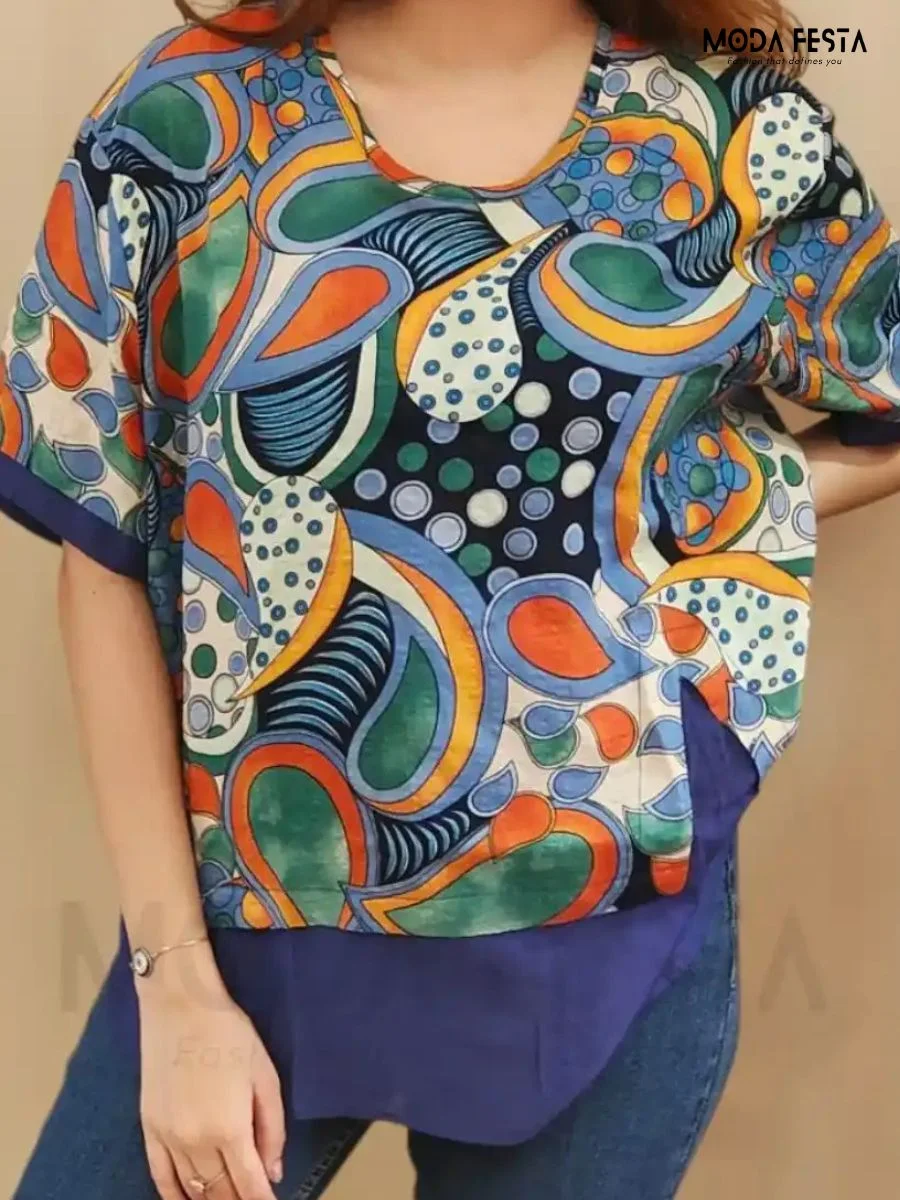 Bohemian Style Printed Top