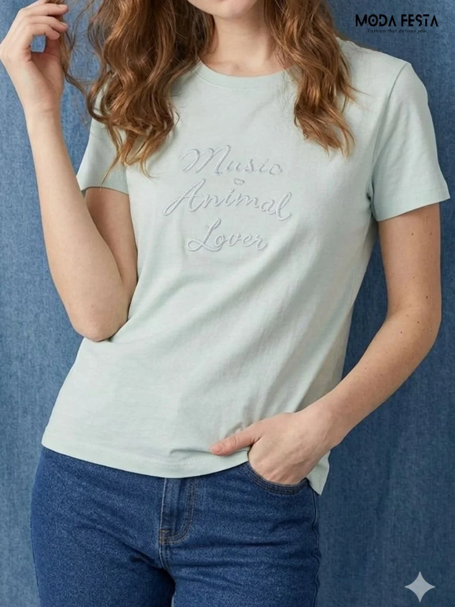 ModaFesta -minimal-embroidered-tshirt-mint