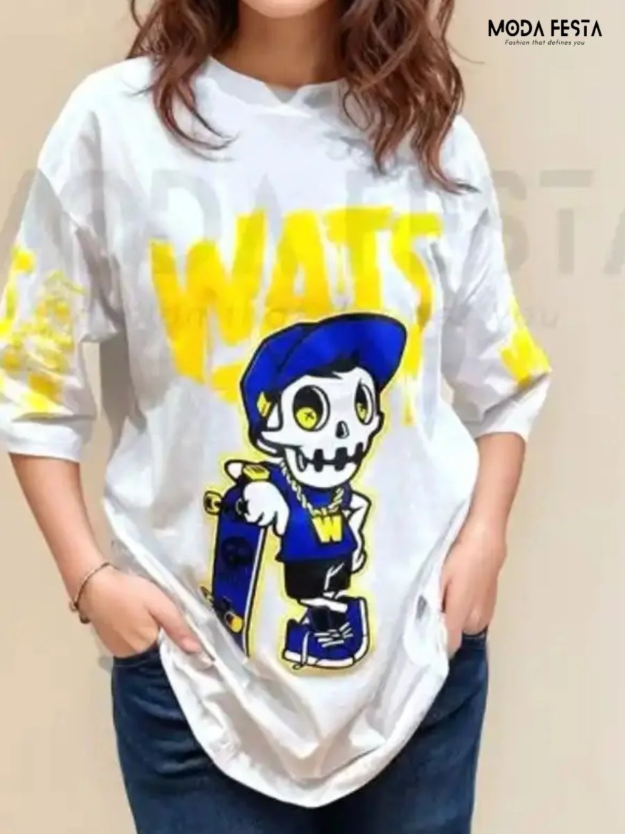 Gangsta White Tshirt