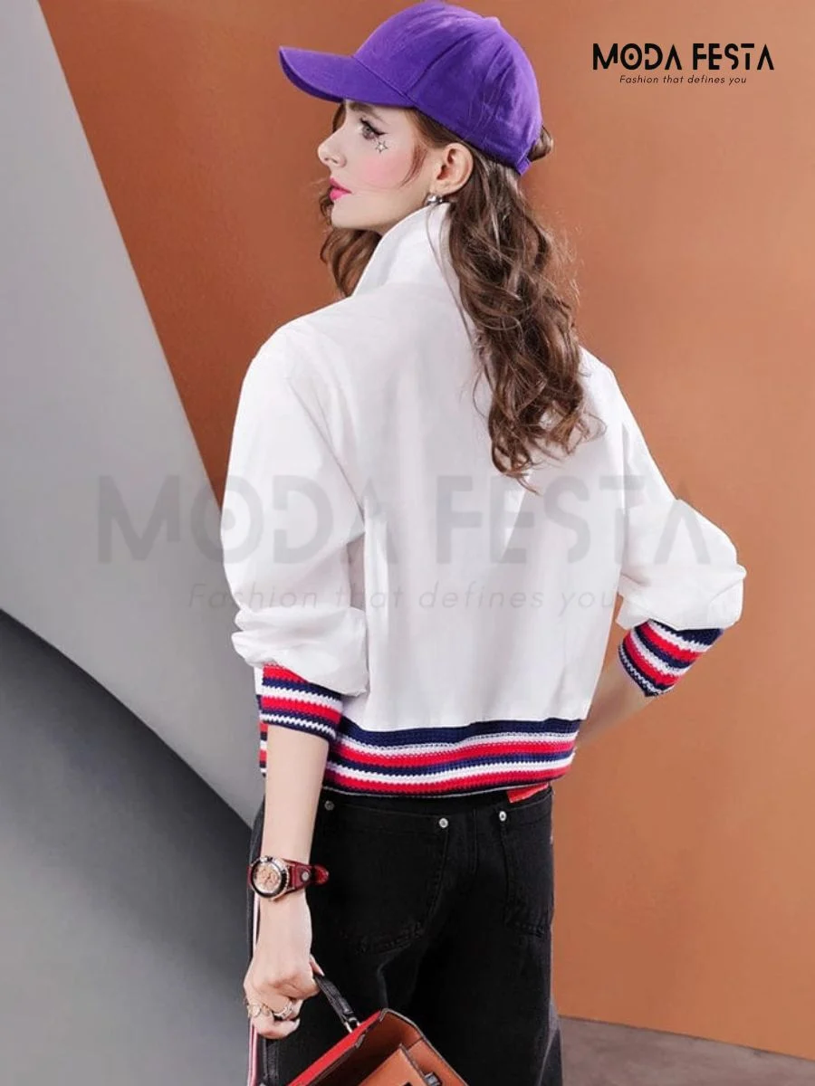 ModaFesta -street-style-knitted-shirt-white