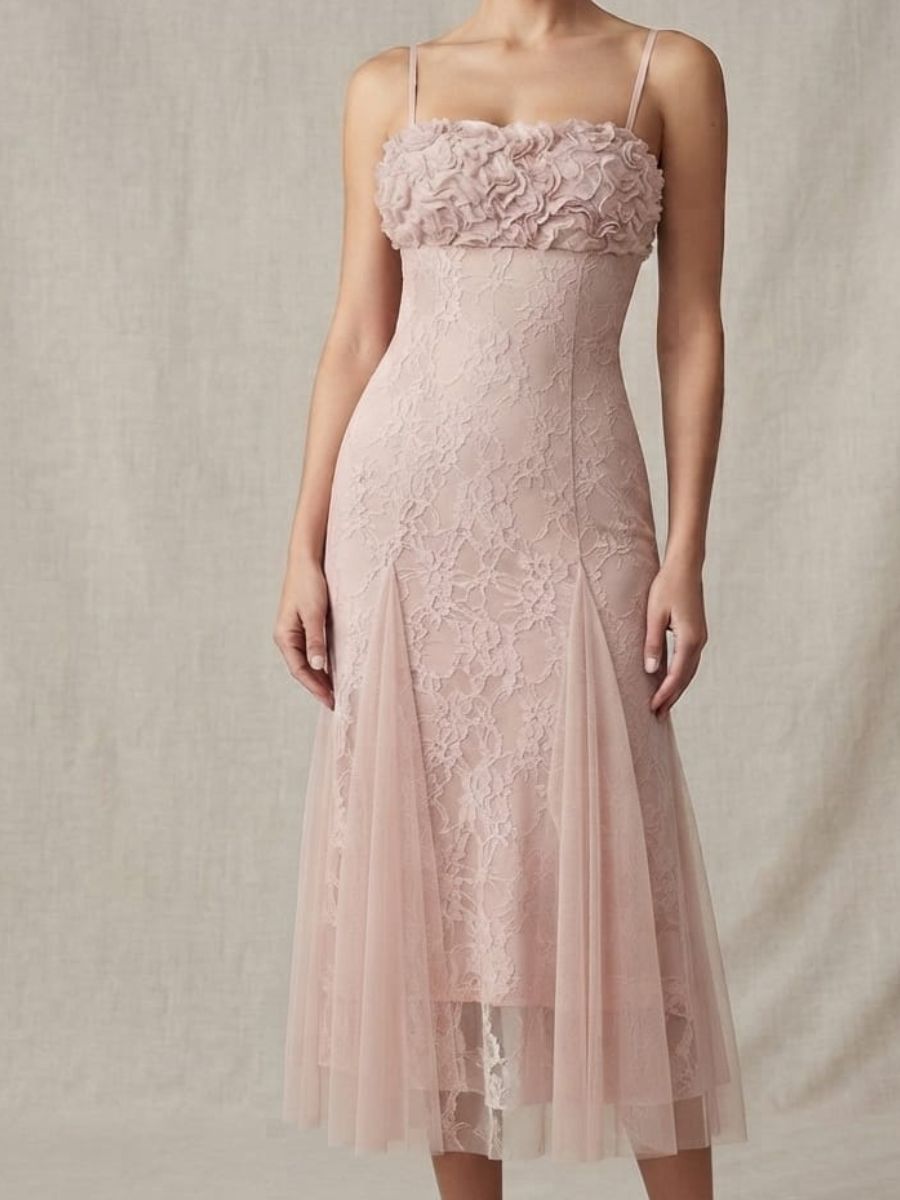 fancy-net-party-wear-fish-cut-spaghetti-dress-beige
