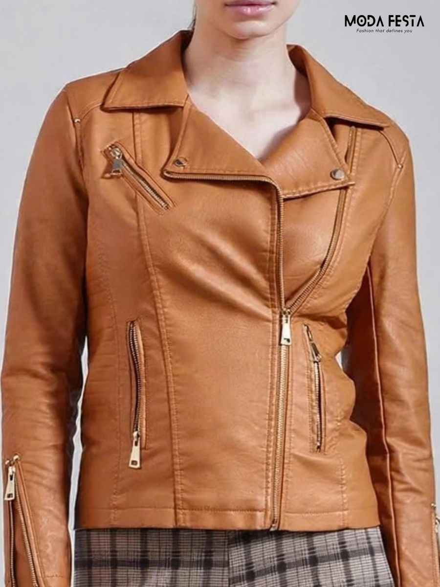 ModaFesta -brown-leather-jacket-
