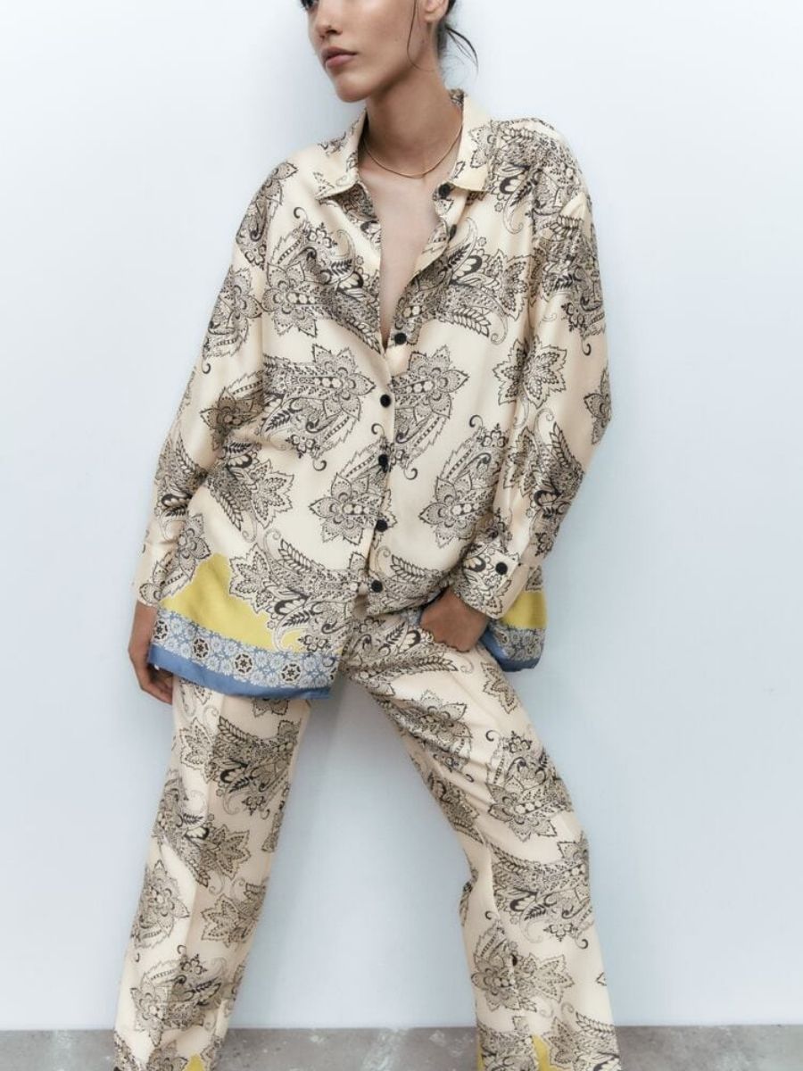 ModaFesta -claura-creame-satin-co-ord-set