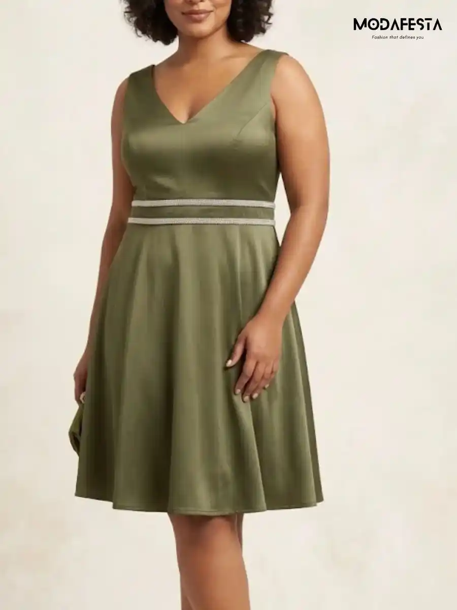 ModaFesta -elegant-embellished-a-line-party-dress-green