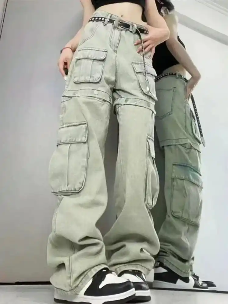 ModaFesta -gothic-boxy-cargo-pants-high-waisted